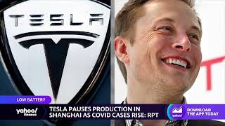 Tesla stock slides amid production slowdown in China, surging COVID cases