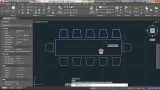 In this tutorial I will show you how to draw basic furniture (Dining Room) in AutoCAD, this tutorial will explain that in Plan, Section 