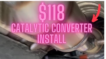 Prius Catalytic Converter Replacement▶️ $118 Direct Fit Catalyst Install After Theft