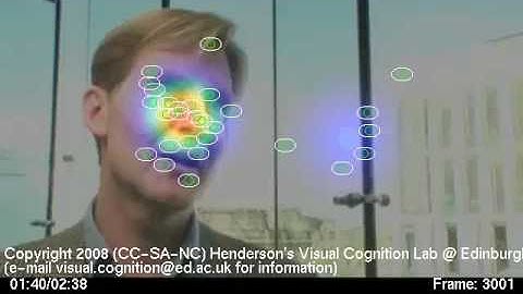 eye movements during the university of edinburgh informatics forum video