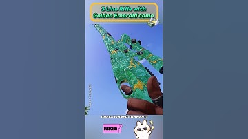 3 Line Rifle with Golden Emerald camo 💎 #codm