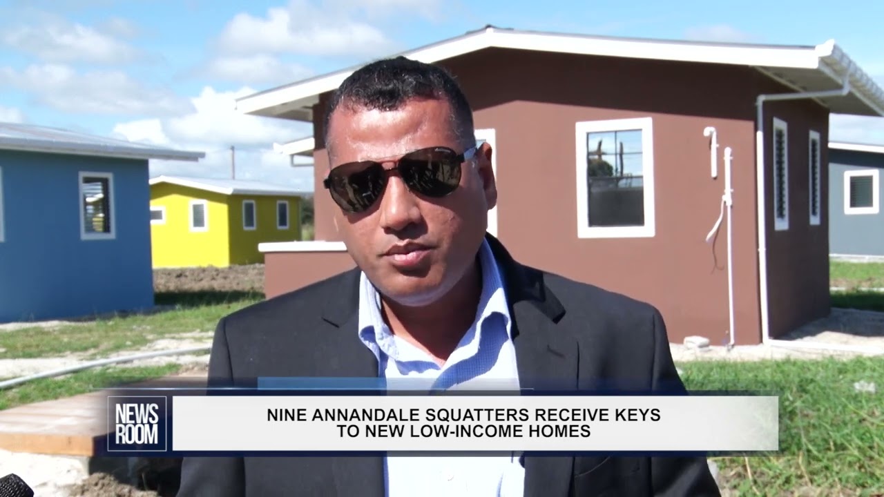 NINE ANNANDALE SQUATTERS RECEIVE KEYS TO NEW LOW INCOME HOMES