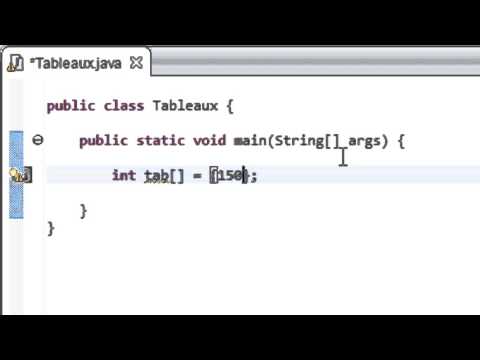 Vidéo: Comment déclarer une variable tableau en Java ?