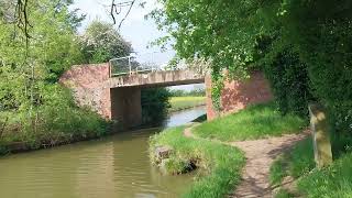 walk along the grand Union canal from the A14 bridge to crick tunnel video 8 may 12th 2024