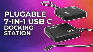 Plugable 7 in 1 USB C Docking Station
