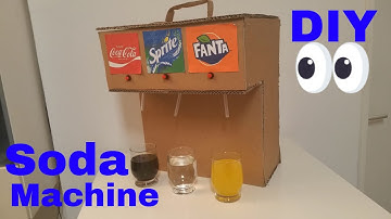 How to Make Fanta Soda Fountain Machine with 3 Different Drinks at Home(Official Video)