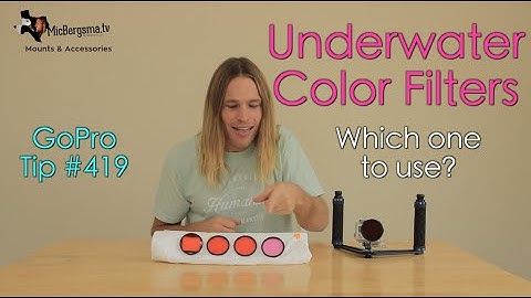 Underwater Color Filters - Which One To Use - GoPro Tip #419 | MicBergsma