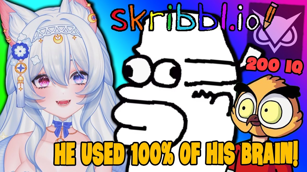 Юэхо отреагировал на то, что VanossGaming раздражает всех своими 200 рисунками IQ в Skribbl.io