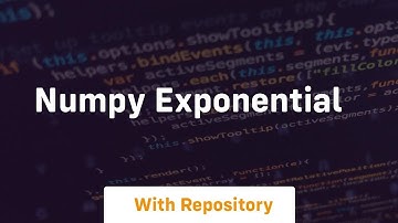 numpy exponential