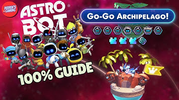 Astro Bot | Go-Go Archipelago! 100% Walkthrough (All Bots & Puzzle Pieces)