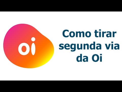 Como tirar segunda via da Oi pela internet