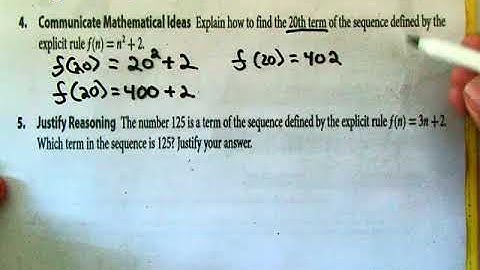 Generating Sequence using an Explicit Rule Part 2