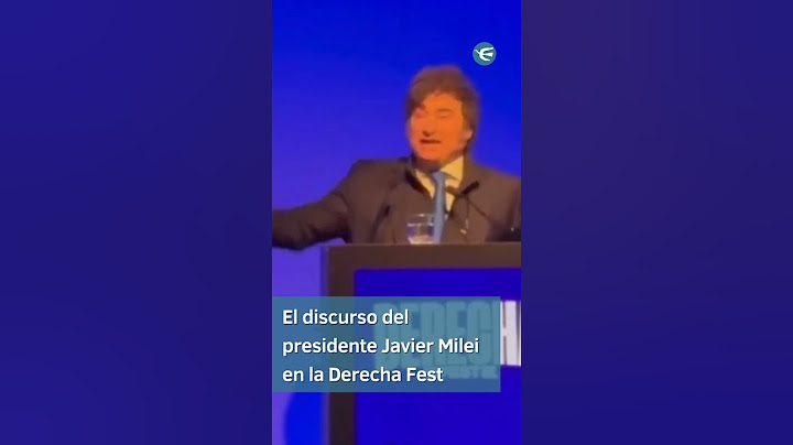 El discurso del presidente Javier Milei en la Derecha Fest #shorts