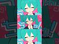 The cutest "Chu!" from Miku💋　Happy Miku Day♪ #vocaloid #miku #初音ミク#mikuday