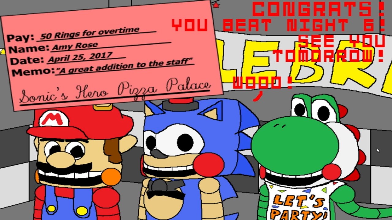 you five nights at sonics 3 office