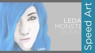 Speed Art | Leda Monster Bunny [Digital Painting]
