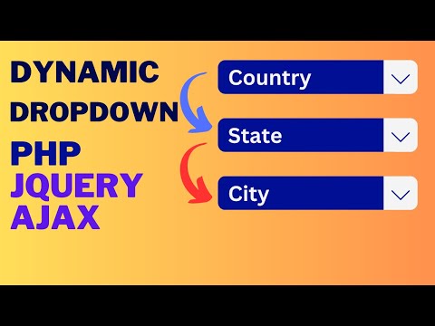 Country State City Dropdown using Ajax in PHP and MySQLi (Hindi)