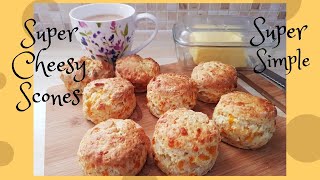 EASY CHEESE SCONE RECIPE - Super Easy &amp; Super Cheesy! For Beginners