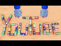 YouTube Logo made from Different Top Sodas vs Mentos