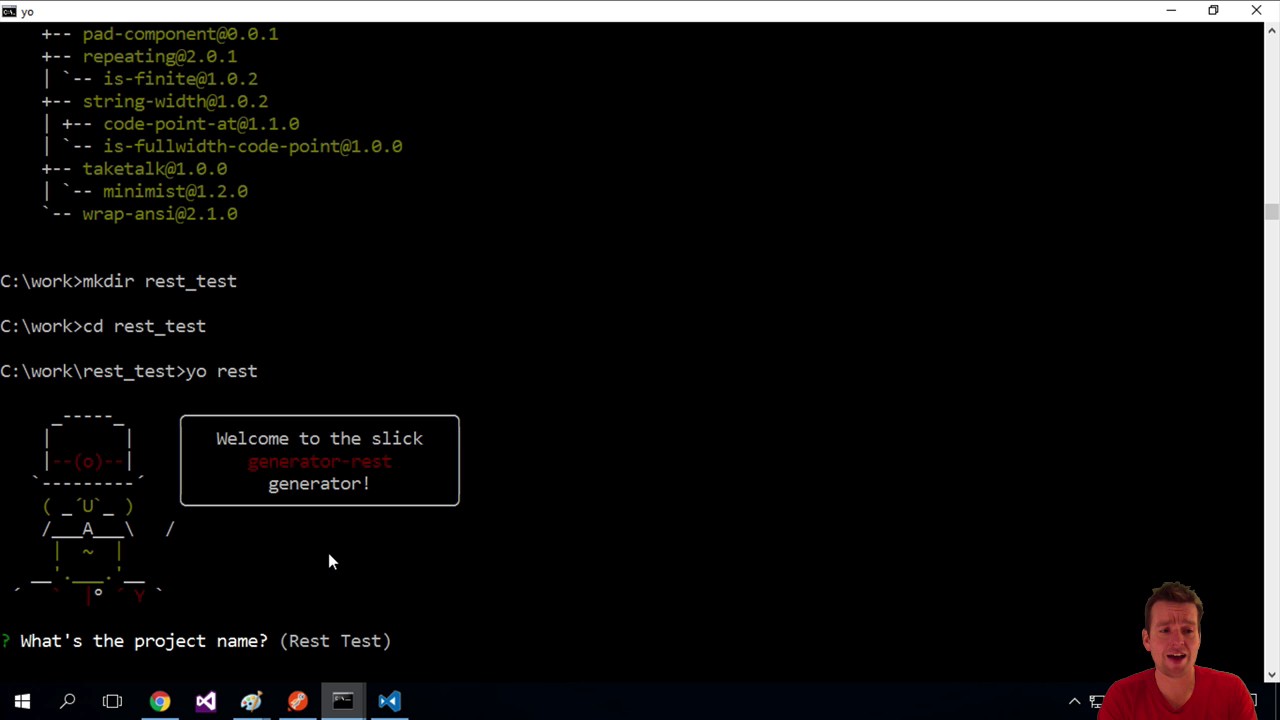 installing 2nd rest api using generator rest YouTube