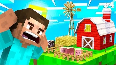 Making Fram in Crafting and Building One Block #4 #craftingandbuilding #crafting #gaming