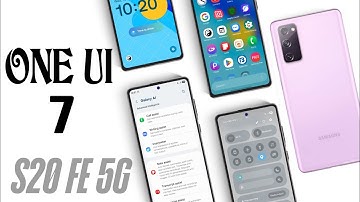 How to Install ONE Ui 7.0 in GALAXY S20 FE 5G🔥