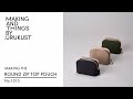 Making The No.1010 Leather Pouch // PDF PATTERN // レザークラフト / Leather Craft