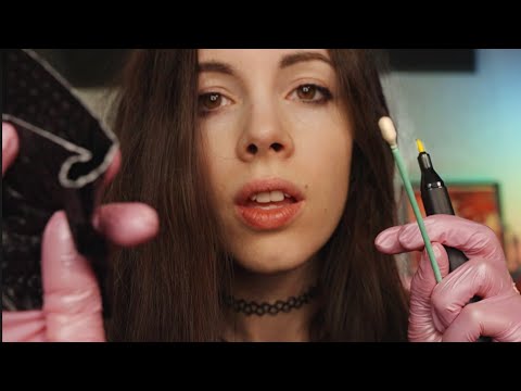 ASMR | Treating Your Ears (Ear Cleaning, Acne Treatment)