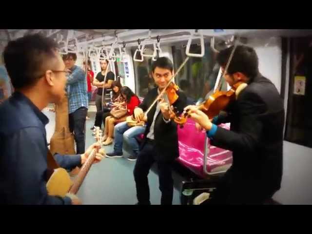 Lorong Boys, Amazing Musicians in Singapore MRT!!