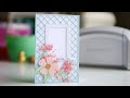 Lovely card made with Be Bold Blooms by Spellbinders
