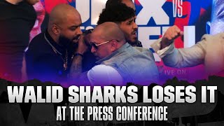 "WHAT DID YOU SAY ABOUT MY SISTER?" WALID SHARKS LOSES IT AT THE PRESS CONFERENCE | X SERIES 006