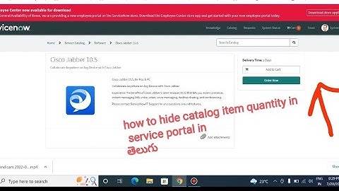 Ho to Hide catalog item quantity for service portal in servicenow