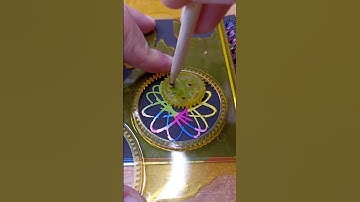 How many rotation did the pin make in total?? #spirograph #art #viral #relaxing
