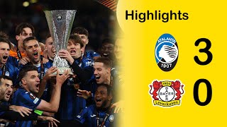 Europa League final: Atalanta 3-0 Leverkusen Highlights