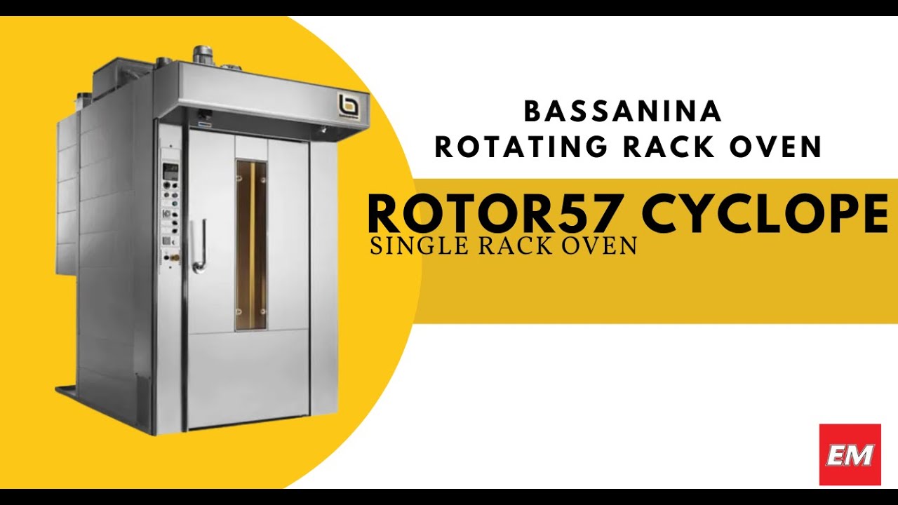 Behnk Rack Rotor Bassanina rotating rack oven- Single Rack Oven Rotor57 Cyclope - YouTube