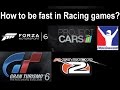 How to be fast in Racing Games?