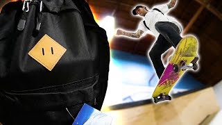 Today we play a game of SKATE with the backpacks filled up with boo...