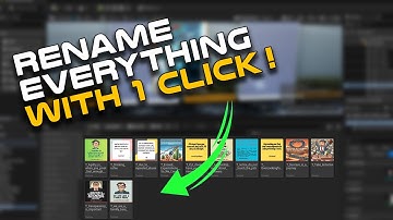 Batch Rename Assets In Unreal Engine 5 With 1 Click!