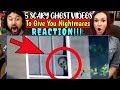 5 SCARY GHOST VIDEOS To Give You NIGHTMARES ! *DON'T watch ALONE - REACTION!!!
