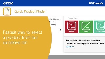 TDK-Lambda AC DC Power Supply Range Video