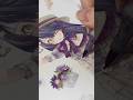【イラストメイキング】コピックで藤色の女の子を描く【Copic painting】#shorts #イラストメイキング #コピック