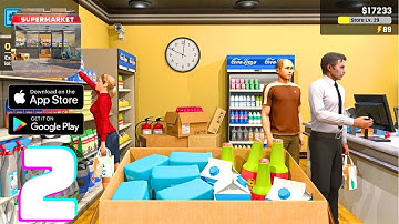 Manage Supermarket Simulator Walkthrough Gameplay - Part 2 (iOS, Android)