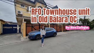 RFO TOWNHOUSE | OLD BALARA QC | BERSTURINGAN