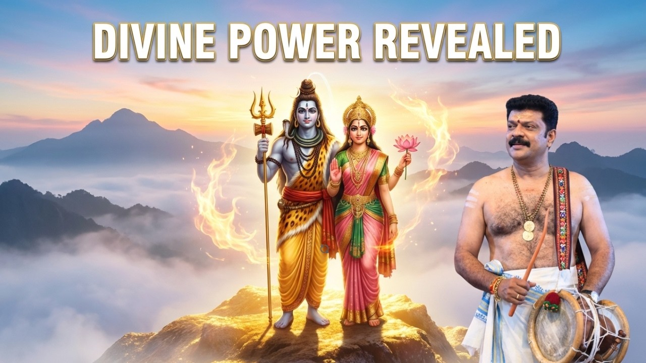 സോപാനസംഗീതം പുരിജട കെട്ടീ  | Experience Eloor Biju's Breathtaking Siva Parvathi Sopana Sangeetham!