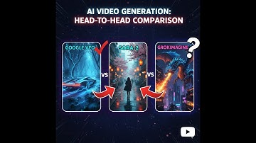 AI Video: Grok Imagine vs Sora 2 vs Veo 3.1,#ai #comparison #googleveo3 #sora2 #grok