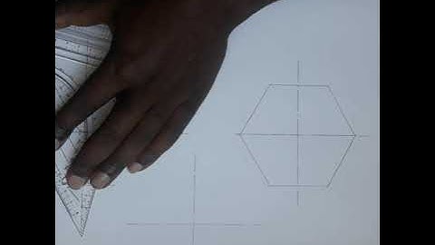 Hexagon using diameter