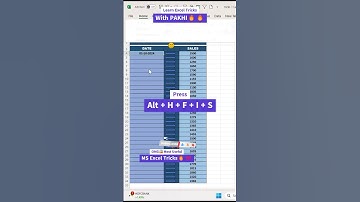 🔥Fill Date Series in Excel😱 | Fill Dates Automatically in Excel❓💯   #shorts #excel #youtubeshorts