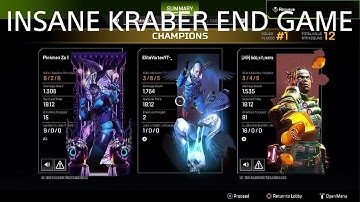 INSANE KRABER END GAME (Apex legends).