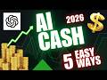 How Beginners Are Making Money With AI in 2026 (5 Real Ways)