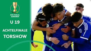 Neuauflage des Finales - Schalke vs. Köln | Alle Tore DFB-Pokal der Junioren - Achtelfinale